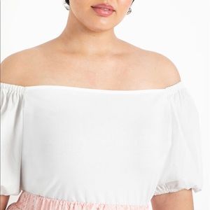 Eloquii Off the Shoulder Top